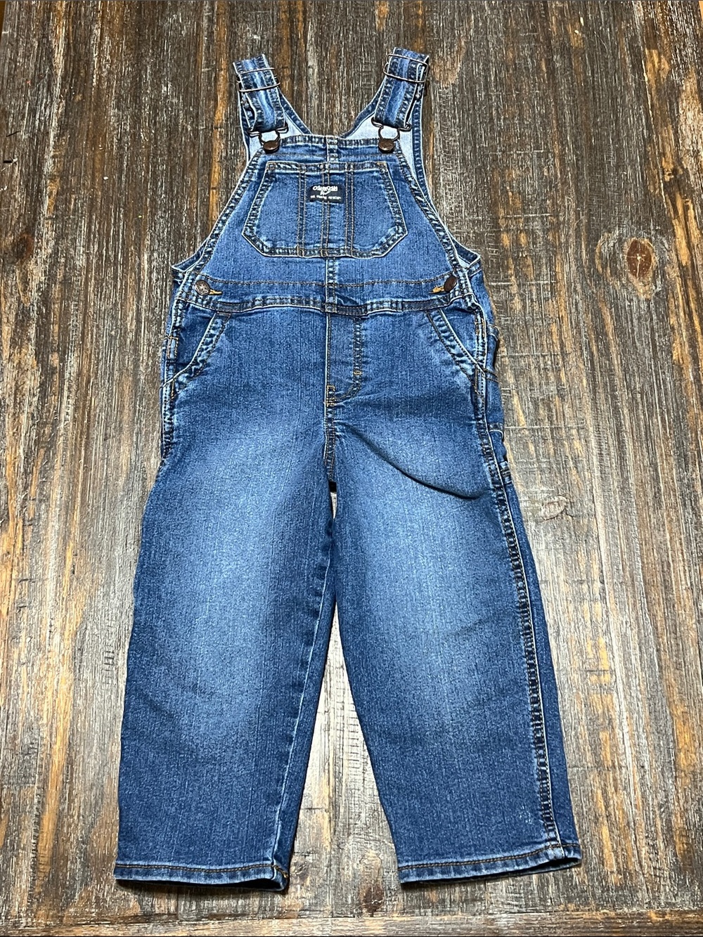 OshKosh B'gosh Classic Denim Overalls - Medium Blue